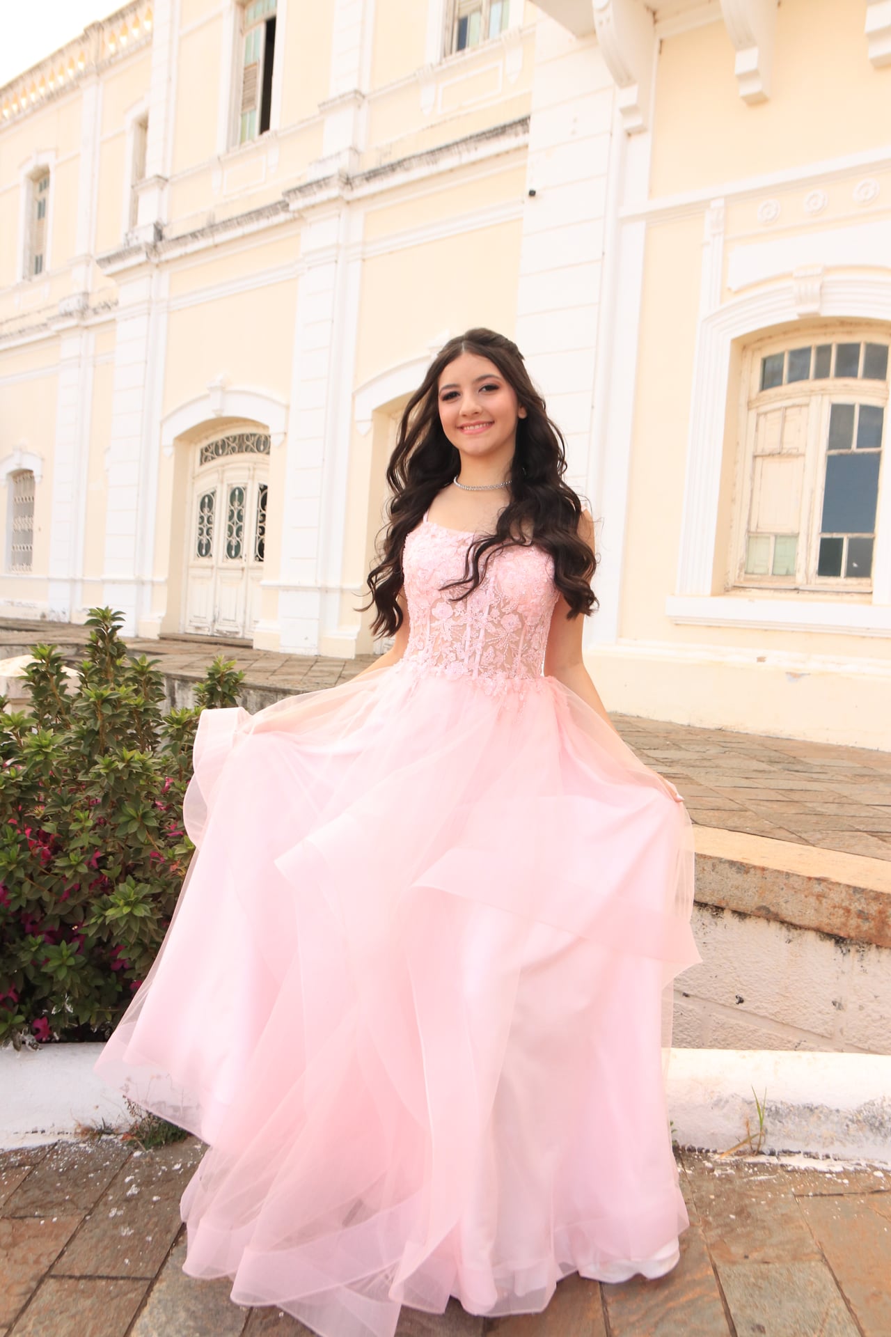 Vestido Rosa Recepção